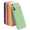 New Arrival 2019 For IPhone Xs Max Liquid TPU Super Slim Case Cover Candy Colors Phone Case