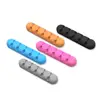 2019 New Design Adhesive Silicone Cable Cord Management Clip Organizer