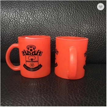 red glass mugs