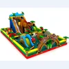 New Style Giant Dinosaur inflatable theme park/inflatable adult obstacle