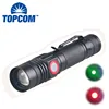 Mini 2000lm 3 Modes 10w XML-T6 Micro Flashlight Torch Battery Power Indicator Micro Strobe Light