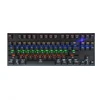 Firstblood Mechanical Keyboard, 87 Keys Compact Layout, Rainbow Backlit Gaming Keyboard Black Switches