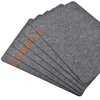Felt Placemats Non Slip Heat Resistant for Kitchen Table Set of 6 Wipe Clean