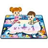 100*80cm Amazon Best Sell Magic Water Drawing Mat Educational Toy Water Drawing Magic Write Doodle Mat for Baby LS10080HY