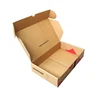 Brown Hot Stamping Gold Silver E-commerce Tuck Flap Oem Carton Software Packing Corrugated Shipping Packaging Cardboard Box