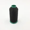 Low melting point elastic polyester sewing thread