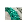 Hot Dipped Galvanized Then PVC Coated Color Barbed Wire/flat wrap razor wire welded mesh