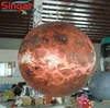 1m,2m,3m Inflatable Mars balloons,Mars Planets,Mars globes
