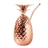 2019 top selling stainless steel pineapple shaped drinking glass cups