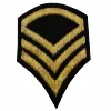 Hand embroidery gold bullion wire badges Compare Prices on Army Sergean