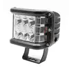 Dual side shooter Auto LED Work Light Dual Color 4Inch Offroad Square Car 36W Led Strobe Work Light
