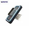 WINPIN Panel mount IP67 waterproof DB9 D sub 9 pin right angle 90 degree Connector
