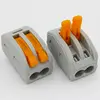 2 Pin Universal compact wire connector conductor PCT-212 spring lever cable connector