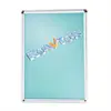 Snap frame mounted on wheels water base pavement sidewalk sign stand
