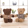 Pretty teddy bear doll promotional custom cute stuffed soft toy wholesale plush bear