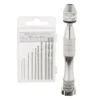 Alloy Aluminum Mini Mirco Precision Hand Drill Twist Drills Manual Drilling with Keyless Chuck for Jewelry Process