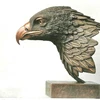 Life Size Bronze Eagle Head Art Sculpture Copper Table Decor