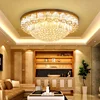 E14 and Gold Classic China White Crystal Ball Ceiling Lamps For Home Living Room
