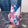 Luxury Laser Phone Case For Apple iPhone X 8 7 6 6S Plus Cases Geometric Diamond Blue Light Soft TPU Cover For iphone 10