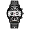 Hot brand SOKI men's casual imitation leather quartz fashion student sports watches factory direct sales