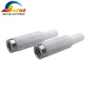 DC2.1 plastic 2.1/2.5MM dc jack male adapter dc power plug 2.1mm DC plug with screw lock for power