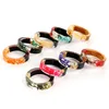 High Quality Epoxy Resin Ring Handmade Clean Ocean Clear Resin Wood Ring for Mens Womens