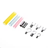 DIY 530Pcs Uninsulated Terminal Block Add 135Pcs Heat Shrink Tubing Electrical Wire Connectors In A Set