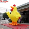 5m Customized Inflatable Yellow Chicken,Inflatable Rooster,Inflatable Yellow Cock for promotion events