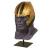 War 4 Endgame Thanos Mask Cosplay Helmet Marvel Superhero Latex Masks Infinity Gauntlet Halloween Party Deluxe Props