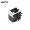 WINPIN Female Right angle RJ45 Jack Connector