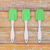 Baking Scraper plastic handle Silicone Pastry Spatula kitchen silicone spatulas for cooking baking
