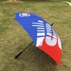 8 Panels Printed Diameter 60" Automatic Opening Umbrella with Foam Handle