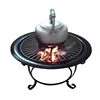 Winter solid wood heater charcoal grill stand Indoor and outdoor barbecue Iron field brazier rack
