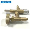 Pressure switch solenoid gas control stove valve