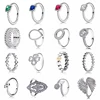 GAOMEIYINSHI 100%925 Pure Silver High Quality 1:1 Cubic Zircon Oxide Gemstone Ring Logo Free Package Manufacturers Wholesale