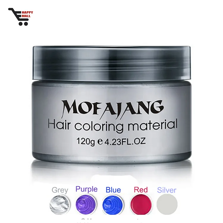 モファジャンサロンヘアスタイリング製品使い捨て染料シルバーカラーヘアワックスoem Buy ヘアワックス ヘアスタイリングワックス カラーヘアワックス Product On Alibaba Com