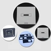 China factory price custom deep processing ultra-thin touch glass panels for smart entrance guard and Light switch