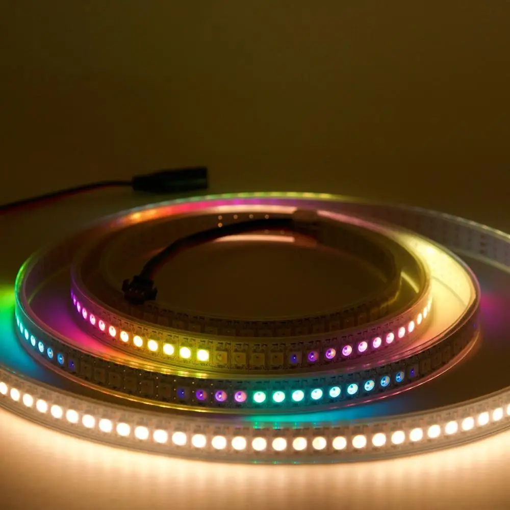 High power led pixel strip ws2812 sk6812 RGBW 5050 30leds 60leds 144leds waterproof IP67 ribbon lighting