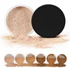 2019 Dark skin makeup loose powder foundation no logo small quantity custom logo contour powder kit 6color full coveragge makeup
