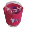 Customized logo cup sleeves hot water cold drink beverage coffee milkshake bottle reusable felt cup sleeve made in China