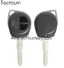 High quality 2 button remote car key black without logo car key shell replacement key fob for Suzuki