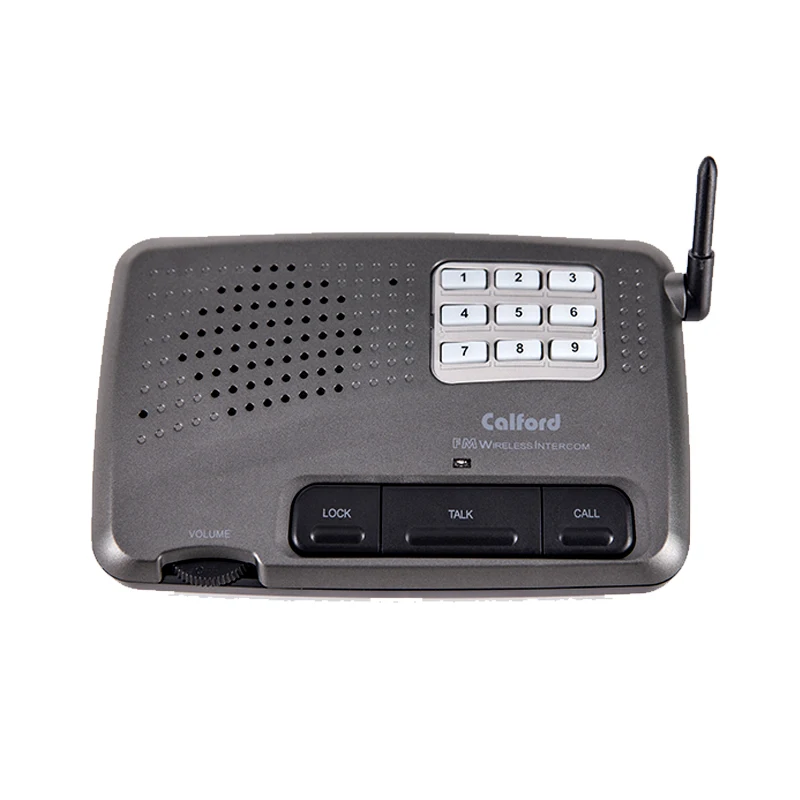 
Wireless Intercom System with 3,6,9 multi-Channel FM Intercom has Clear range 1 KM 