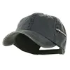 Custom 6 panel adult blank cotton baseball hat with zipper pocket