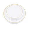 Wedding gold plastic dinner sets disposable gold plastic silverware gold plastic cutlery