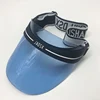 Fashion blue UV Sun Visor Hat Outdoor Sport Sun Protection Beach Visor