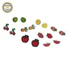 YWXN084 RDT Japanese Korean Girl Novelty Funny Acrylic Cherry Apply Orange Carrot Watermelon Strawberry Kiwi Fruit Earrings