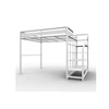 Fashion design KD metal bunk bed with loft style 2019 kening new design
