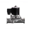COVNA 12V 24V Normally Closed Tri Clamp Sanitary Stainless Steel Food Grade Solenoid Valve for Milk