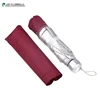 Sliver coated golf umbrella sky blue and white cloud single layer