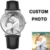 Blank Dial Watch Customized Your Lover Photo Custom Logo Watch Dial Sublimation Back Case Buckle Logo Engraved Watch